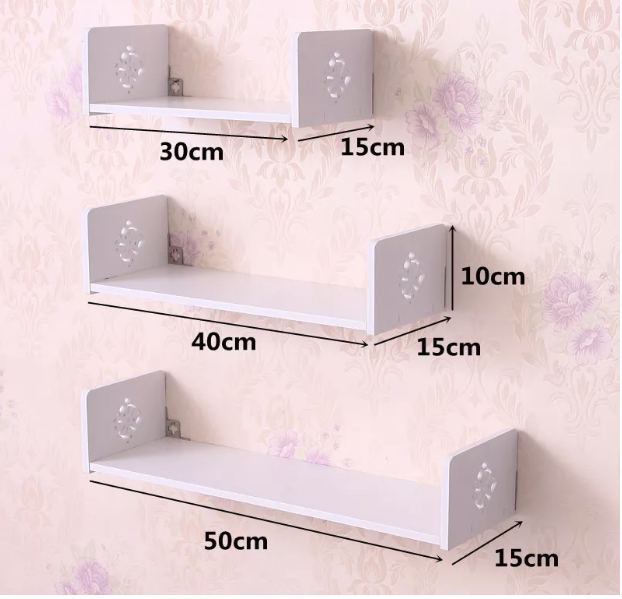 Bộ 3 kệ chũ U gắn tường